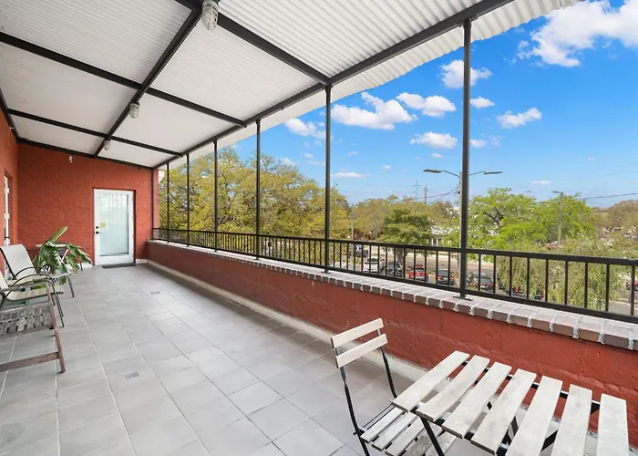 New! Rumba Roost - Upscale Ybor Studio On 7Th Ave, Shared Balcony